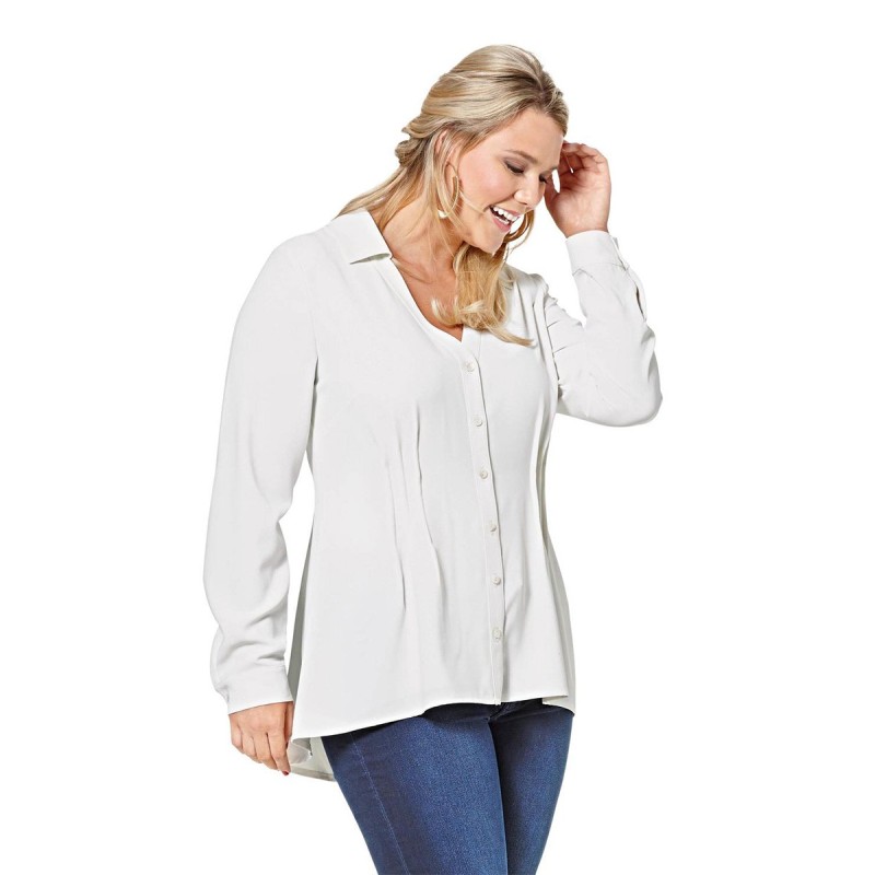 Pattern Shirt cut blouse...