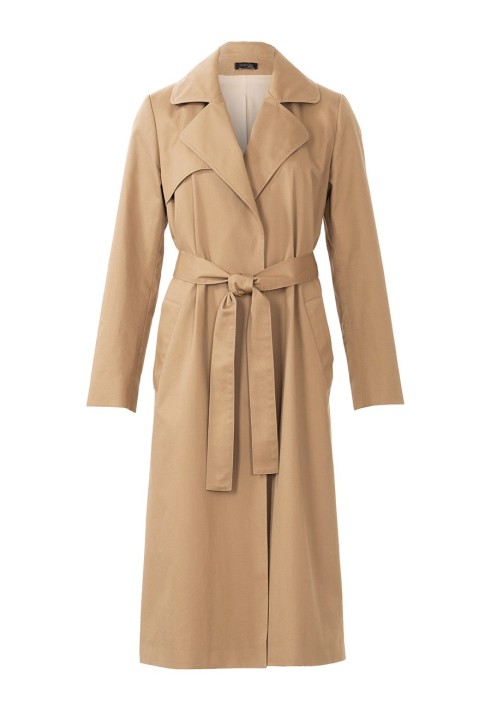 Pattern Trench coat of a laconic cut with flared yokes (Burda 2/2019, pattern number 105 A)