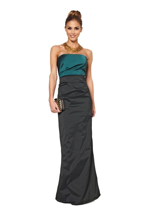 Pattern Corsage-based evening dress (Burda 2/2014, pattern number 6865 B)