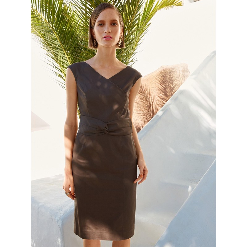 Pattern Sheath dress with a...