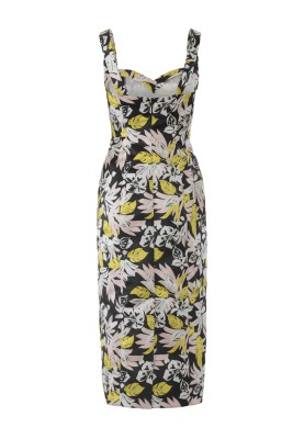 Pattern Sundress dress with narrow straps (Burda 1/2018, pattern number 6423 A)