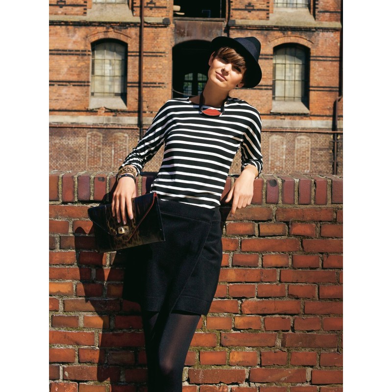 Pattern Mini skirt with a...