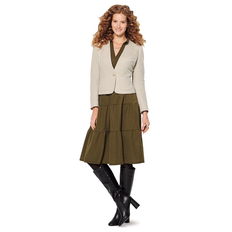 Pattern Slim-fit jacket...