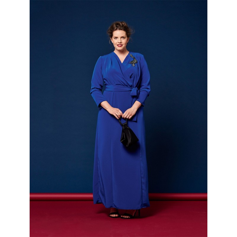 Pattern Maxi dress with a...