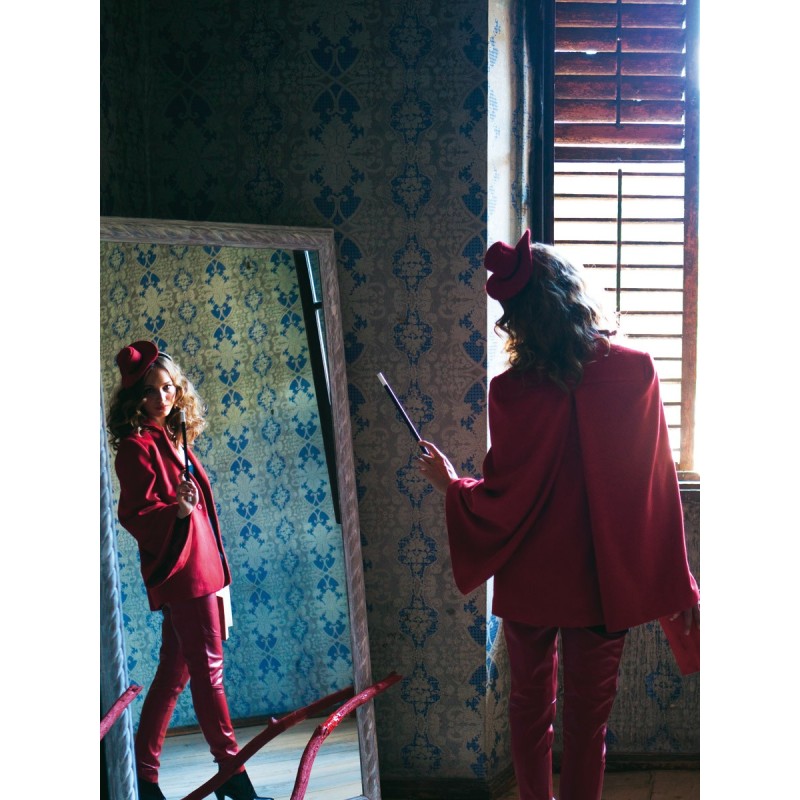 Pattern Jacket-cape made of...