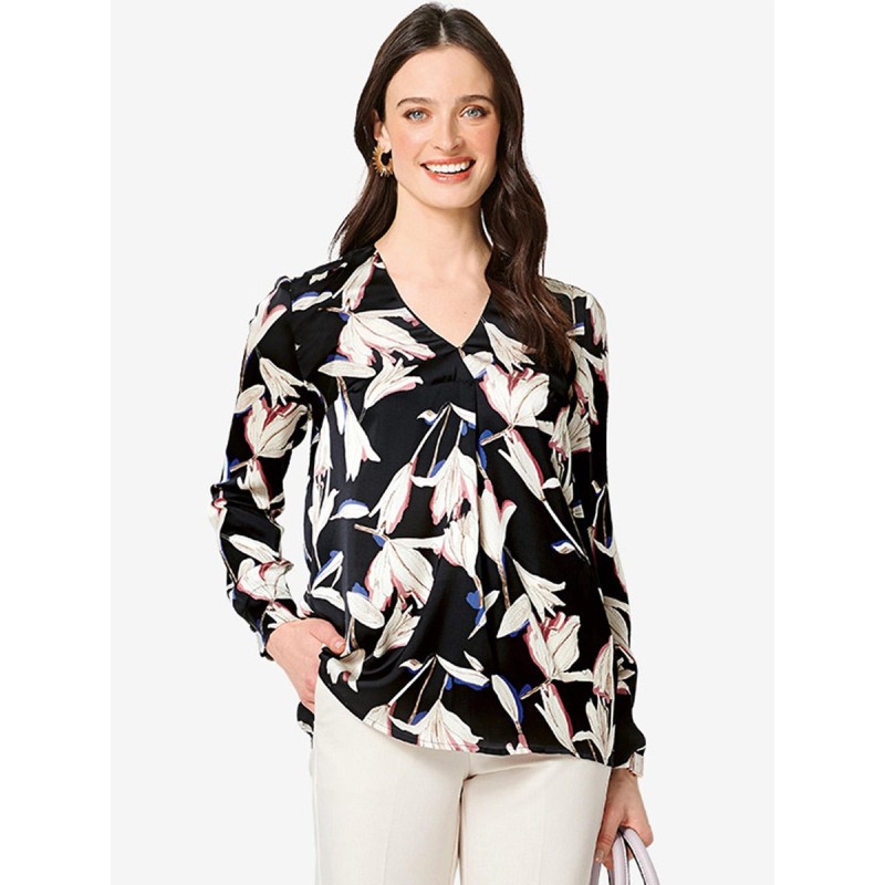 Pattern Straight-cut blouse...