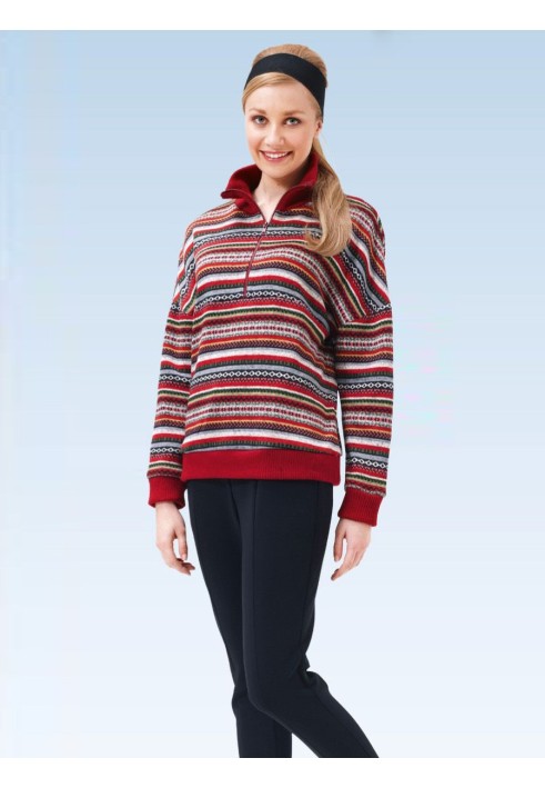 Pattern Anorak with dropped shoulder line and hood (Burda 2/2015, pattern no. 6726 B)