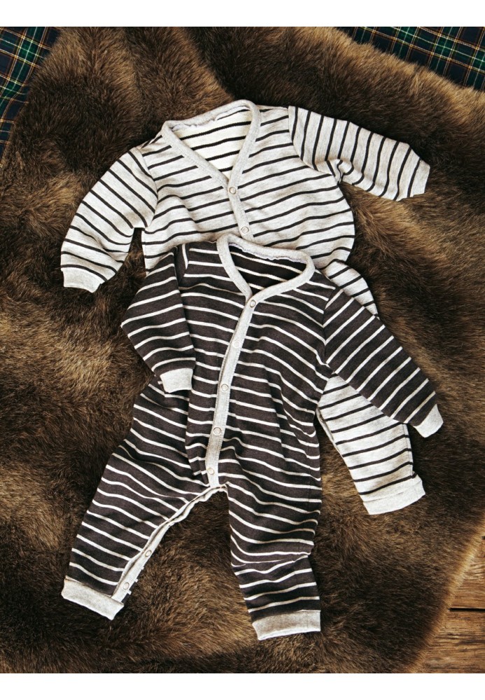 Pattern Striped overalls for babies (Burda 12/2010, pattern number 136)