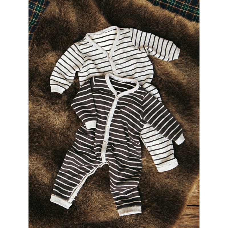 Pattern Striped overalls...