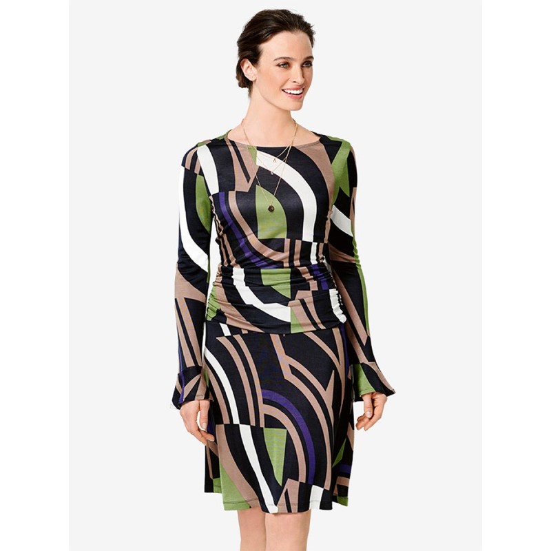 Pattern Dress cut-off with...