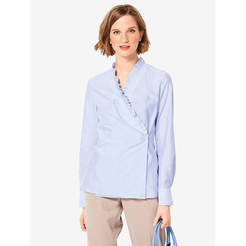 Pattern Shirt cut blouse...