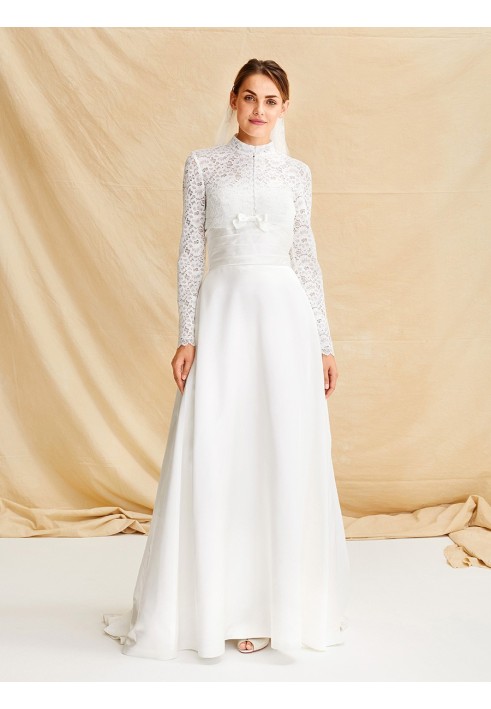 Pattern Wedding dress in the style of Grace Kelly (Burda 3/2019, pattern number 123)