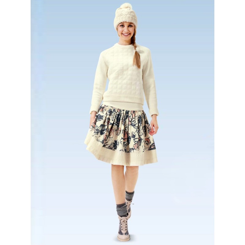 Pattern Mini skirt on an...