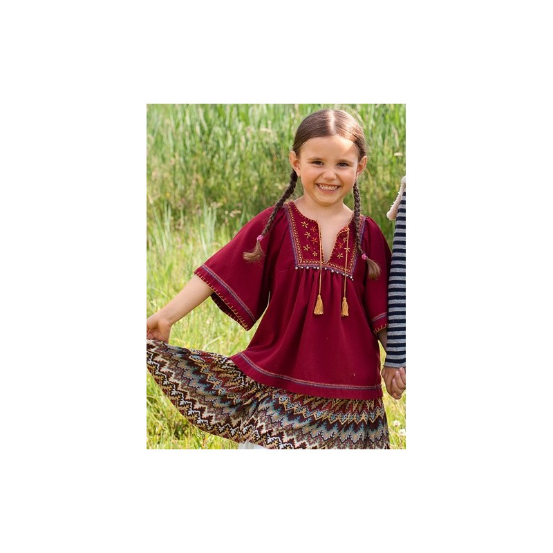 Pattern Blouse in ethnic...