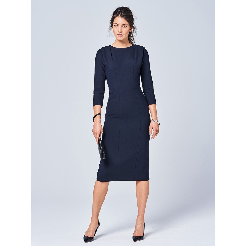 Pattern Retro Sheath Dress...