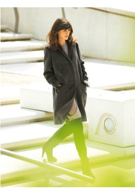 Pattern Single-breasted woolen velor coat (Burda 12/2010, pattern number 120 A)