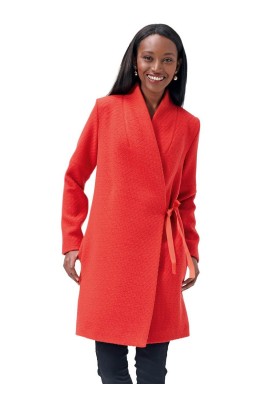 Pattern Half coat of straight cut with scent (Burda 2/2015, pattern number 6727 A)