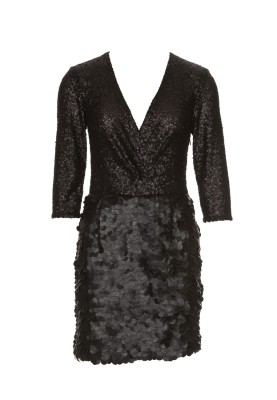 Pattern Mini dress with sequins (Burda 12/2012, pattern number 127)