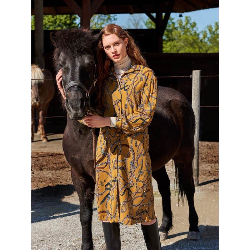 Pattern Dress cut-off with...