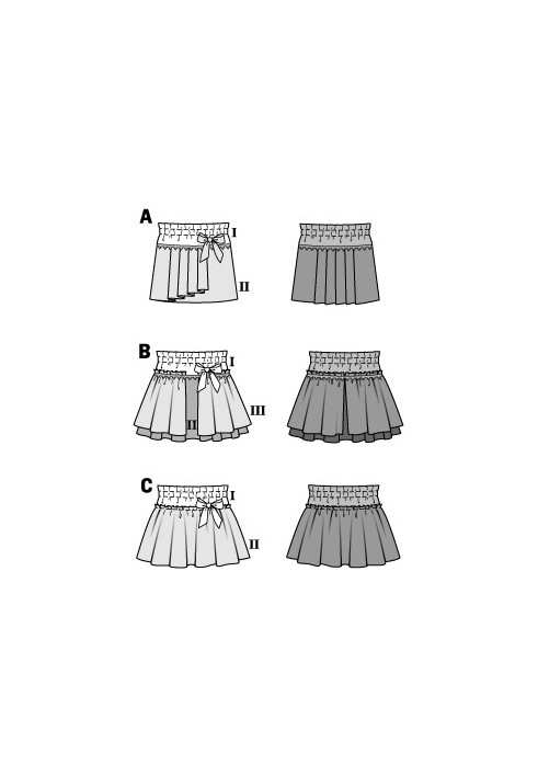 Pattern Single-breasted jacket with basque and lapels on the sleeves. (Burda 2/2015, pattern number 9403 C)