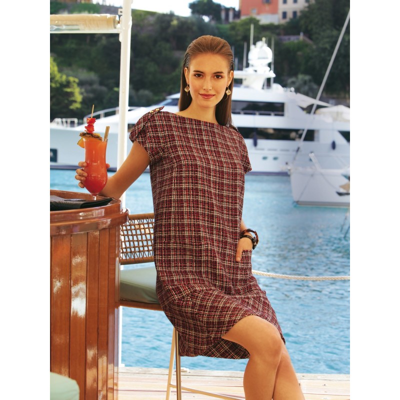 Pattern Dress made of mat...