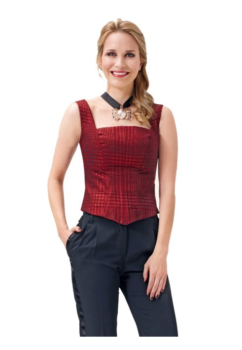 Pattern Corsage-bustier with decorative lacing (Burda 2/2015, pattern number 6709 B)