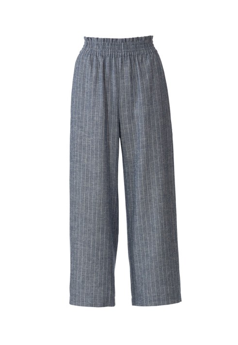 Pattern Straight-cut culottes with a wide elastic waistband (Burda 1/2020, pattern number 6229 B)