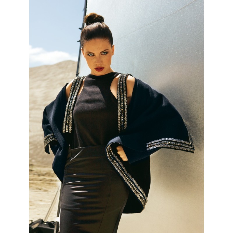 Pattern Straight-cut jacket...