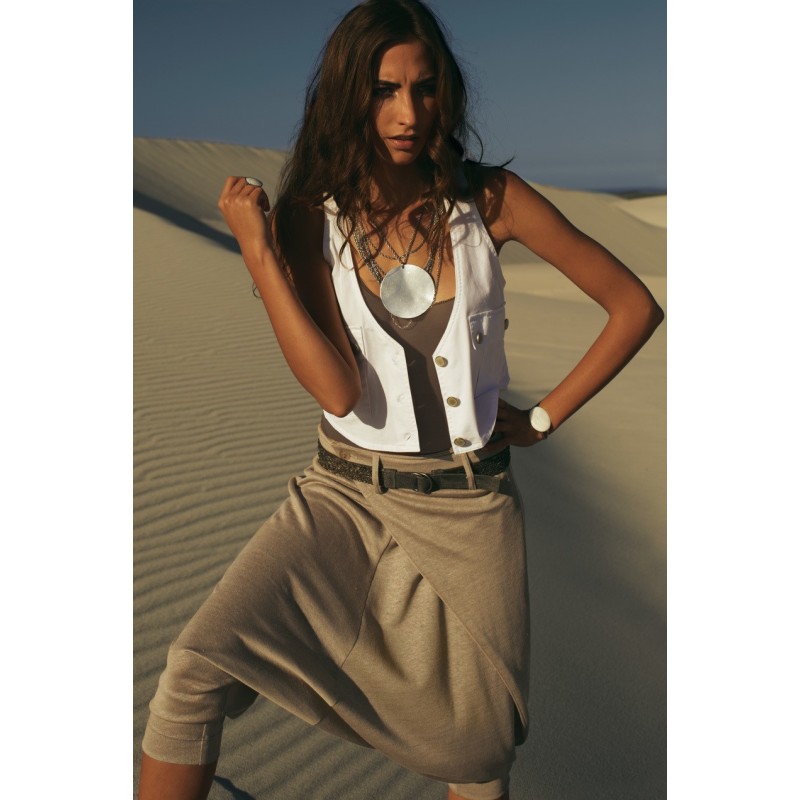 Short vest pattern with...