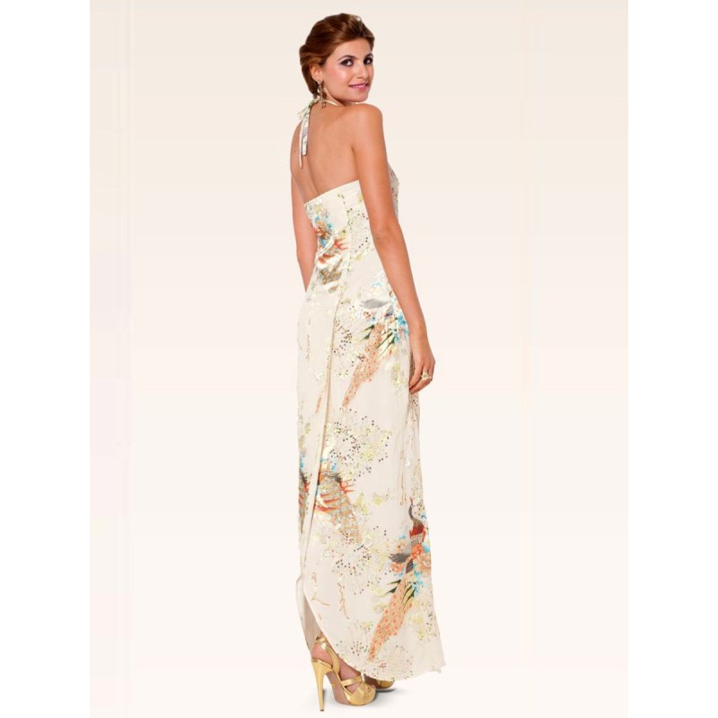 Pattern Maxi evening dress...