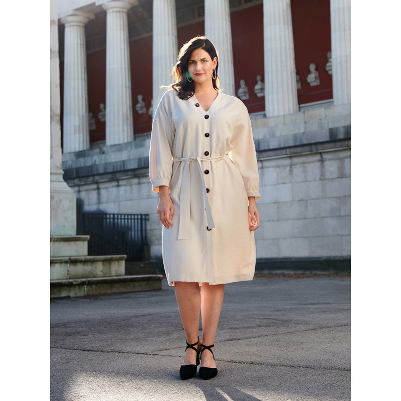 Pattern Shirt cut dress...