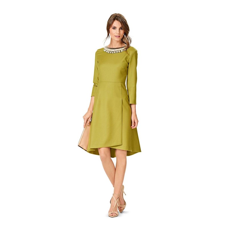 Pattern Dress cut-off with...