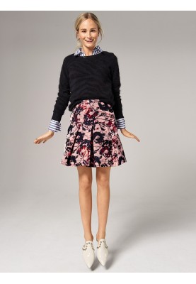 Pattern Short skirt on a wide yoke (Burda 10/2017, pattern number 109)