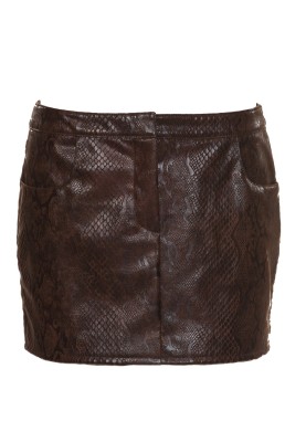 Pattern Mini skirt made of artificial leather "reptile" (Burda 10/2011, pattern number 102)