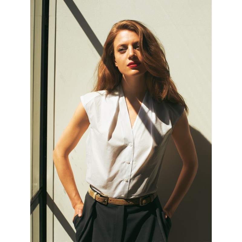 Выкройка Блузка без рукавов...