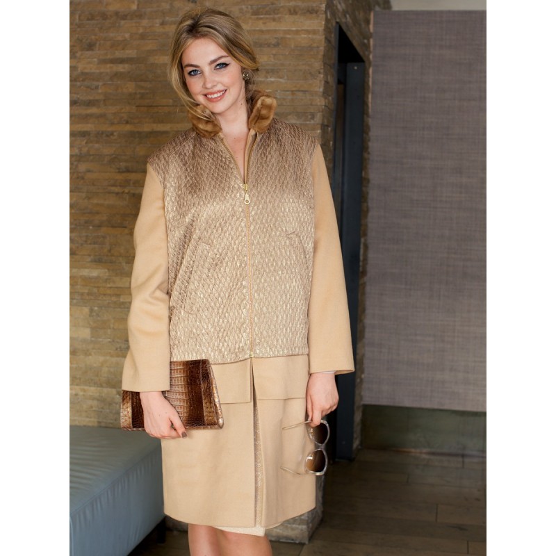 Pattern Coat with sewn vest...