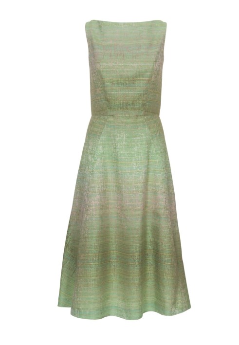 Pattern Midi length dress with A-line skirt (Burda 5/2011, pattern no. 108 B)