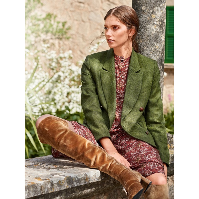 Pattern Double-breasted...