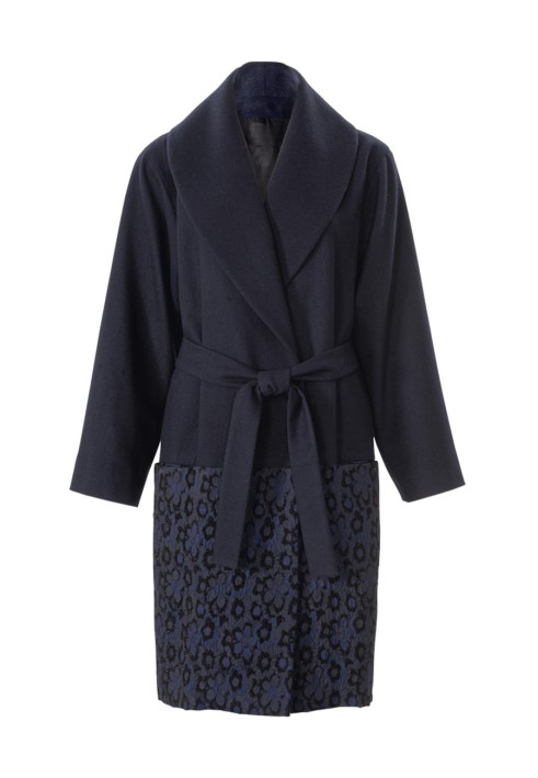 Pattern Half coat with a smell and shawl collar (Burda 2/2018, pattern number 6378 B)