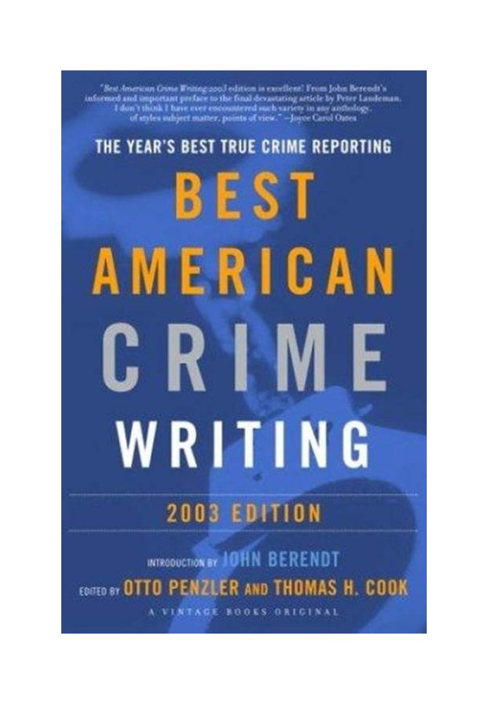 The Best American Crime Writing 2003