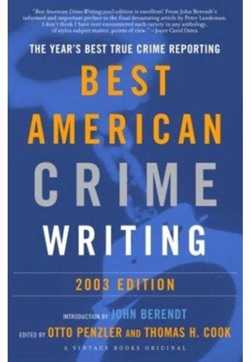 The Best American Crime Writing 2003