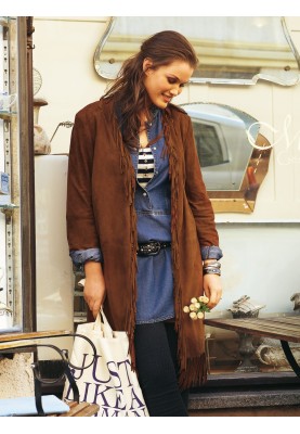 Pattern Long suede jacket (Burda 3/2012, pattern number 129)