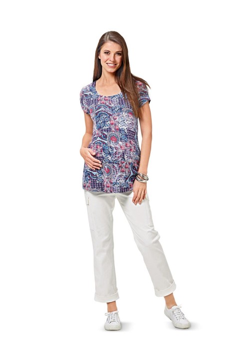 Pattern Shorts with an elastic part for the stomach (Burda 2/2016, pattern number 6607 E)