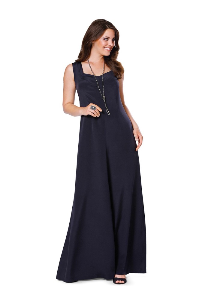 Pattern Sleeveless maxi dress with fitted silhouette (Burda 1/2014, pattern no. 6947 B)