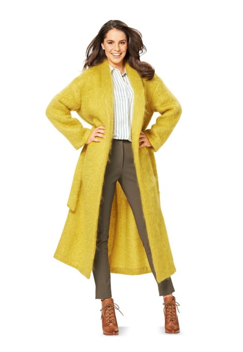 Pattern Spacious jacket with shawl collar (Burda 2/2015, pattern number 6704 A)