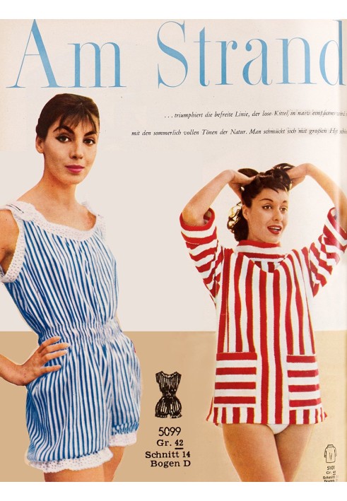 Pattern Short jumpsuit in retro style (Burda 6/2019, pattern number 122)