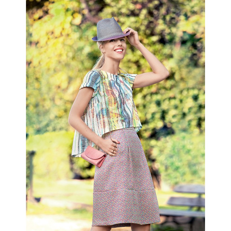 Pattern A-line skirt (Burda...