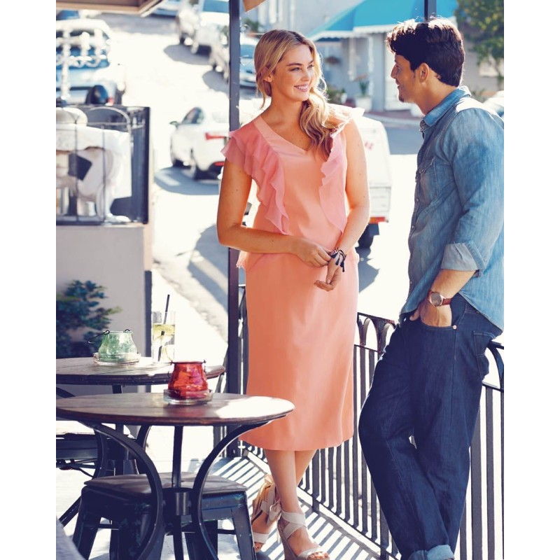 Pattern Sheath dress with...