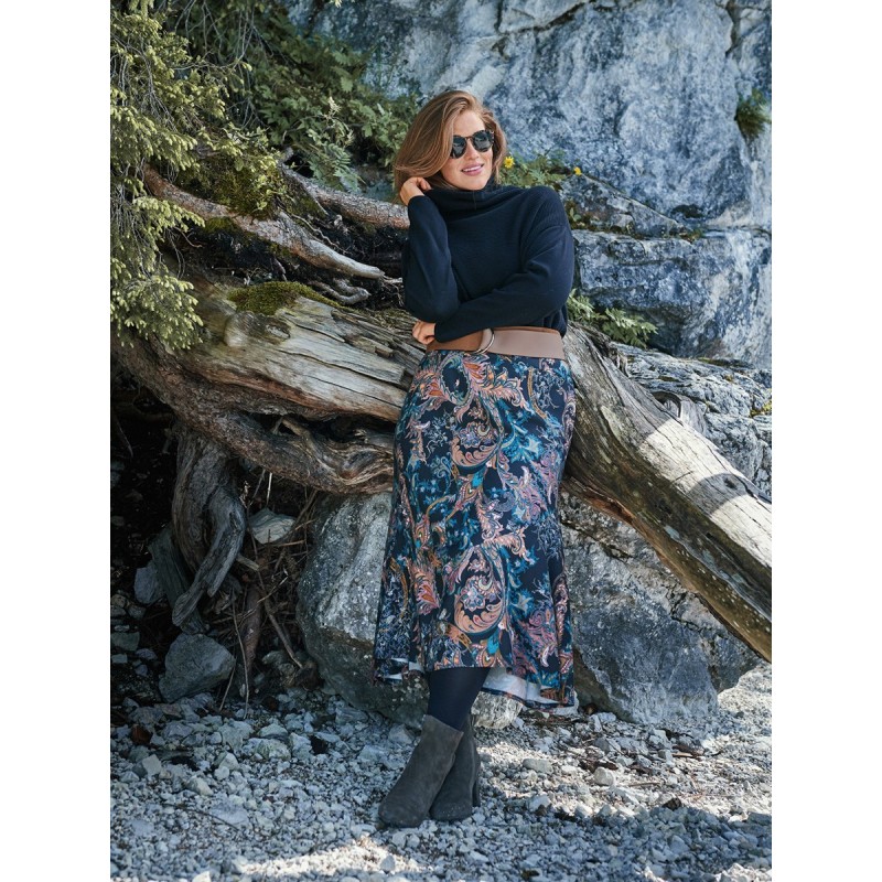 Pattern Skirt with a...