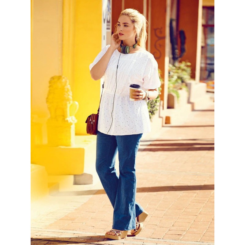 Flared jeans pattern (Burda...